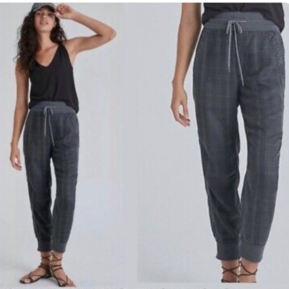 Anthropologie Kallie Leopard/Plaid Joggers - Size XS